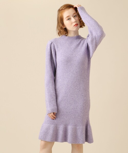 セール ボトルネックニットミニワンピース ワンピース Deicy デイシー のファッション通販 Zozotown