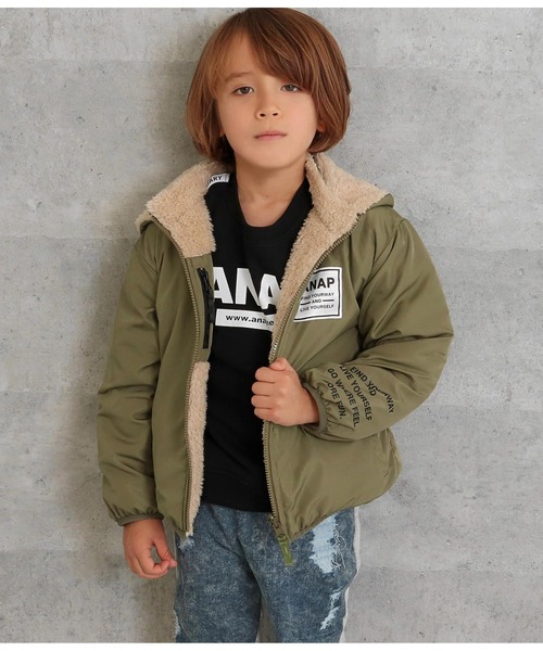 Anap Kids アナップキッズ の リバーシブルボアジャケット その他アウター Wear