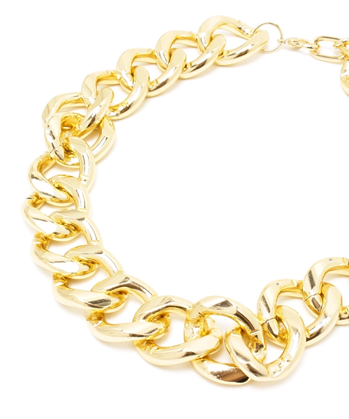 WEGO（ウィゴー）の「WEGO/ビッグチェーンネックレス（ネックレス・レディース・ゴールド・FREE）」の3枚目の写真