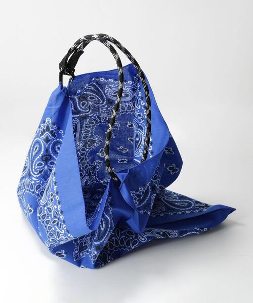 HAV-A-HANK（ハバハンク ）の「[ ハバハンク ] HAV-A-HANK BANDANA 2WAY バンダナ バッグ（ショルダーバッグ・メンズ・ブラック/ロイヤルブルー/ライム/ホワイト・FREE）」の12枚目の写真