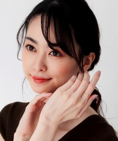 COCOSHNIK（ココシュニック）の「K18ダイヤモンド6本爪 チェーンリング小（リング・レディース・アイボリー系・10号/13号/7号）」の13枚目の写真