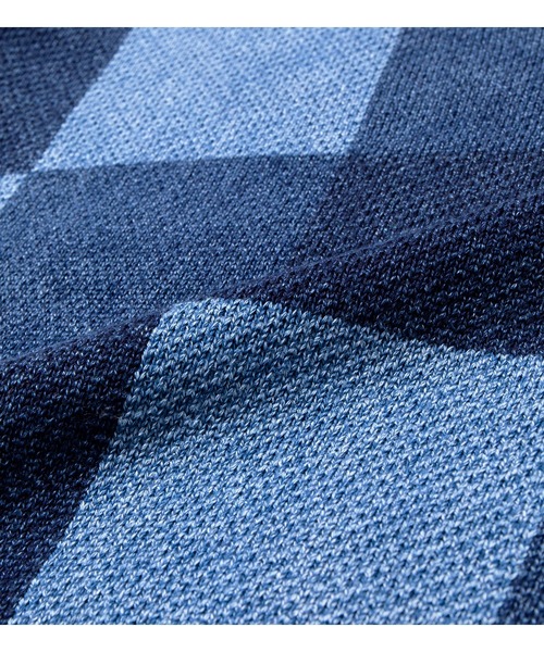 APPLEBUM（アップルバム）の「Bleach Indigo Mix Crew Sweater（ニット/セーター・メンズ・インディゴブルー・MEDIUM/X-LARGE/LARGE）」の4枚目の写真