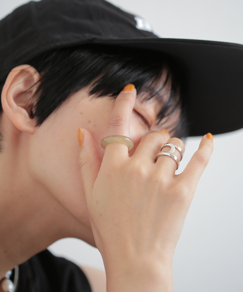 IENA（イエナ）の「【BAEBAE/べべ】 Solid リング（リング・レディース・ブラウン/カーキ/アイボリー・14）」の3枚目の写真