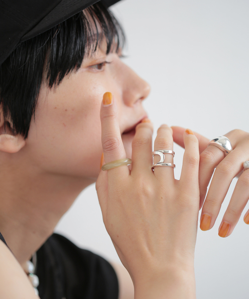 IENA（イエナ）の「【BAEBAE/べべ】 Solid リング（リング・レディース・ブラウン/カーキ/アイボリー・14）」の6枚目の写真