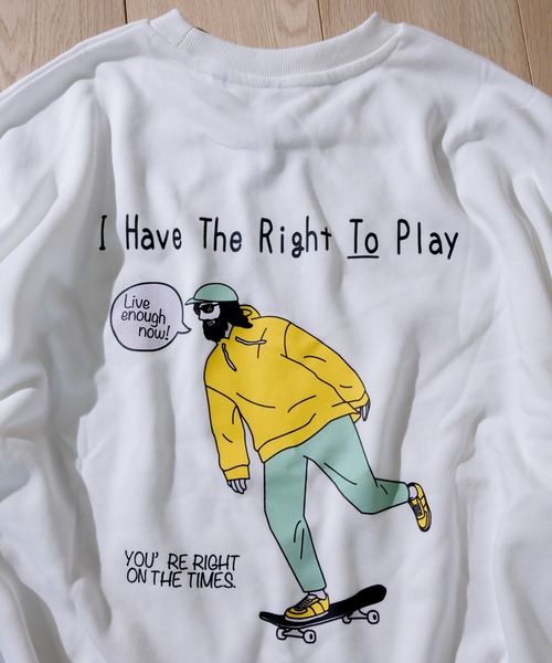JOHN'S CLOSET(ジョンズクローゼット)の「【i】裏毛 クルーネック プリントトレーナー スウェット(スウェット・メンズ・パープル/グレー/サックスブルー/ライトグリーン/ブラック/ホワイト/ホワイト系その他/ホワイト系その他2/ホワイト系その他3/ブラック系その他2/ブルー系その他/パープル系その他/ブラック系その他/グレー系その他・LARGE/MEDIUM)」の15枚目の写真