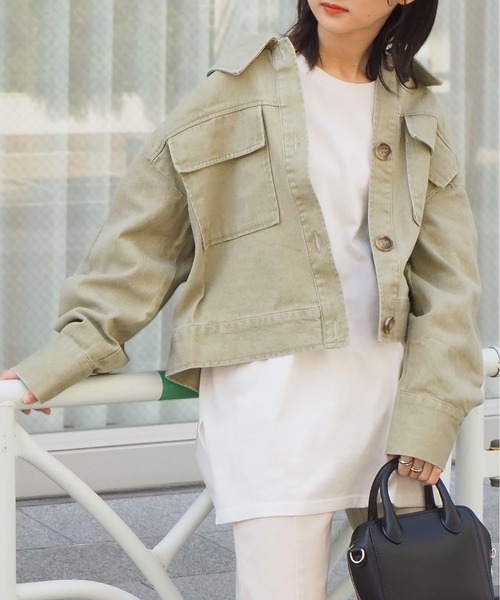 Tiptop ティップトップ の 21ss ショート丈ブルゾン ブルゾン Wear