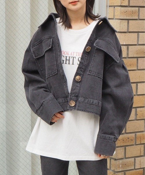 tiptop（ティップトップ）の「2021SS ショート丈ブルゾン（ブルゾン 