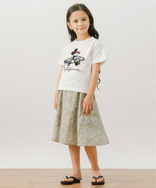 BAYFLOW（ベイフロー）の「[KIDS]リネンガラスカート（テンセル(TM)繊維使用）（スカート・キッズ・ベージュ/パープル/ピンク・MEDIUM/LARGE/X-LARGE/XX-LARGE）」の20枚目の写真