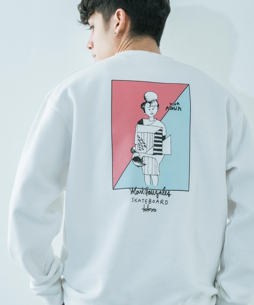 セール Mark Gonzales マークゴンザレス オーバーサイズ ロゴスウェットトレーナー スウェット Mark Gonzales マーク ゴンザレス のファッション通販 Zozotown