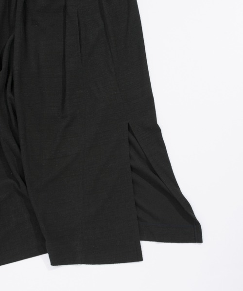 UNFIL（アンフィル）の「unfil アンフィル / raw silk plain-jersey long sleeve kaftan ローシルクプレーンジャージー 長袖カフタンドレスワンピース / WOFL-UW105（ワンピース・レディース・ブラック/ナチュラル・1）」の9枚目の写真