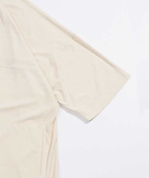 UNFIL（アンフィル）の「unfil アンフィル / raw silk plain-jersey long sleeve kaftan ローシルクプレーンジャージー 長袖カフタンドレスワンピース / WOFL-UW105（ワンピース・レディース・ブラック/ナチュラル・1）」の12枚目の写真