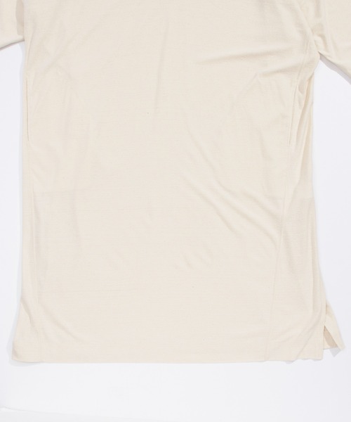 UNFIL（アンフィル）の「unfil アンフィル / raw silk plain-jersey long sleeve kaftan ローシルクプレーンジャージー 長袖カフタンドレスワンピース / WOFL-UW105（ワンピース・レディース・ブラック/ナチュラル・1）」の13枚目の写真