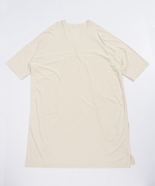 UNFIL（アンフィル）の「unfil アンフィル / raw silk plain-jersey long sleeve kaftan ローシルクプレーンジャージー 長袖カフタンドレスワンピース / WOFL-UW105（ワンピース・レディース・ブラック/ナチュラル・1）」の18枚目の写真