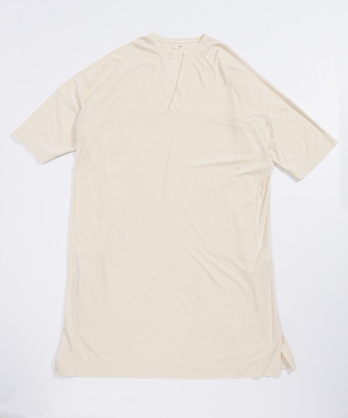 UNFIL（アンフィル）の「unfil アンフィル / raw silk plain-jersey long sleeve kaftan ローシルクプレーンジャージー 長袖カフタンドレスワンピース / WOFL-UW105（ワンピース・レディース・ブラック/ナチュラル・1）」の22枚目の写真