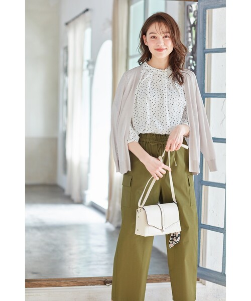 DRESKIP（ドレスキップ）の「◆スカ－フ付きショルダー（ショルダーバッグ・レディース・ブラック/グレー/アイボリー・00）」の15枚目の写真