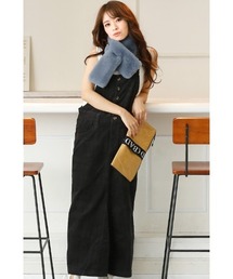ElegChic（エレグシック）の「コーデュロイサロペット（サロペット/オーバーオール・レディース）」
