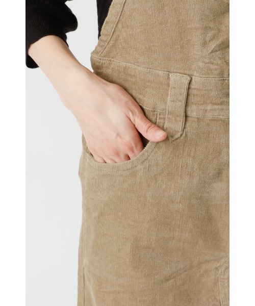 ElegChic（エレグシック）の「コーデュロイサロペット（サロペット/オーバーオール・レディース・ベージュ/ブラウン/ブラック・M/XL/L/XXL/4L）」の18枚目の写真