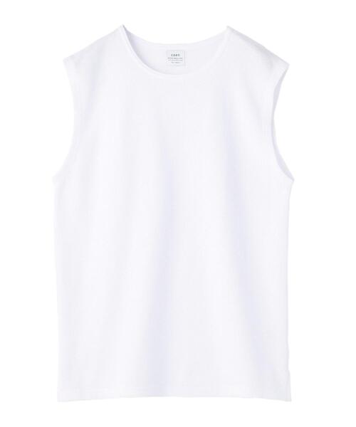 coen（コーエン）の「ワッフルレイヤードタンクトップ（タンクトップ・メンズ・ホワイト/ライトグレー/ライム/イエロー・MEDIUM/LARGE）」の10枚目の写真