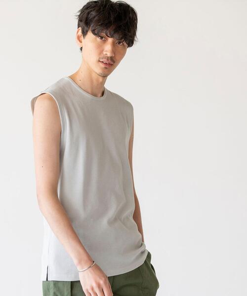 coen（コーエン）の「ワッフルレイヤードタンクトップ（タンクトップ・メンズ・ホワイト/ライトグレー/ライム/イエロー・MEDIUM/LARGE）」の11枚目の写真