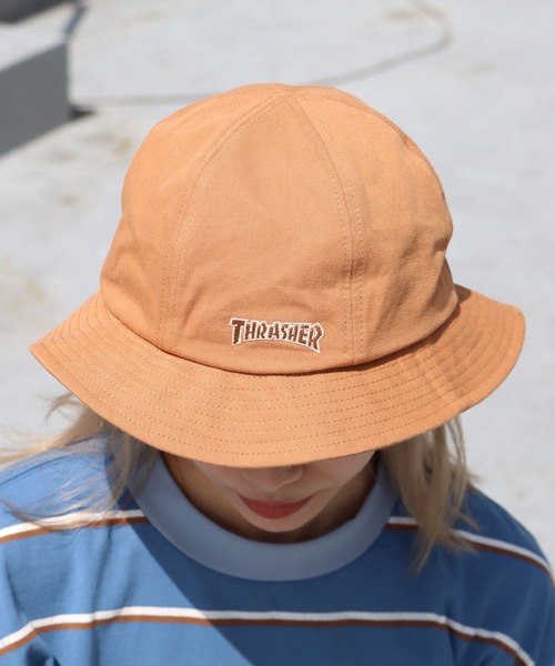 THRASHER（スラッシャー）の「THRASHER/スラッシャー GE14 THRASHER 21TH-H11 ラウンド バケットハット（ハット・メンズ・カーキ/ブラック/オレンジ・ONE SIZE）」の7枚目の写真
