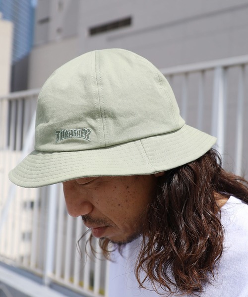 THRASHER（スラッシャー）の「THRASHER/スラッシャー GE14 THRASHER 21TH-H11 ラウンド バケットハット（ハット・メンズ・カーキ/ブラック/オレンジ・ONE SIZE）」の6枚目の写真