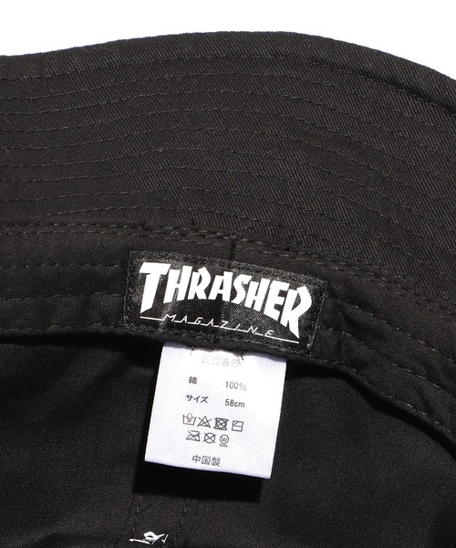 THRASHER（スラッシャー）の「THRASHER/スラッシャー GE14 THRASHER 21TH-H11 ラウンド バケットハット（ハット・メンズ・カーキ/ブラック/オレンジ・ONE SIZE）」の15枚目の写真