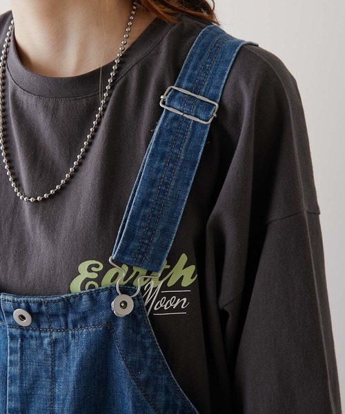 CIAOPANIC TYPY(チャオパニックティピー)の「【TYPYDENIM】オーバーオール(サロペット/オーバーオール・レディース・ネイビー/ブルー・SMALL/MEDIUM)」の14枚目の写真