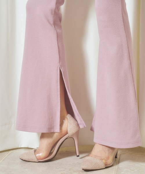 MIIA(ミーア)の「カットリブパンツ(その他パンツ・レディース・ベージュ/ピンク/ブラック・FREE)」の16枚目の写真