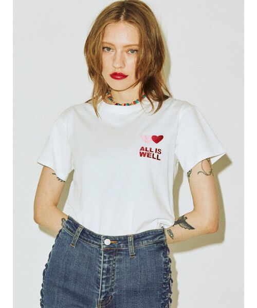 jouetie（ジュエティ）の「UFO Tシャツ（Tシャツ/カットソー・レディース・ライトブルー/ブラック/オフホワイト・MEDIUM）」の14枚目の写真