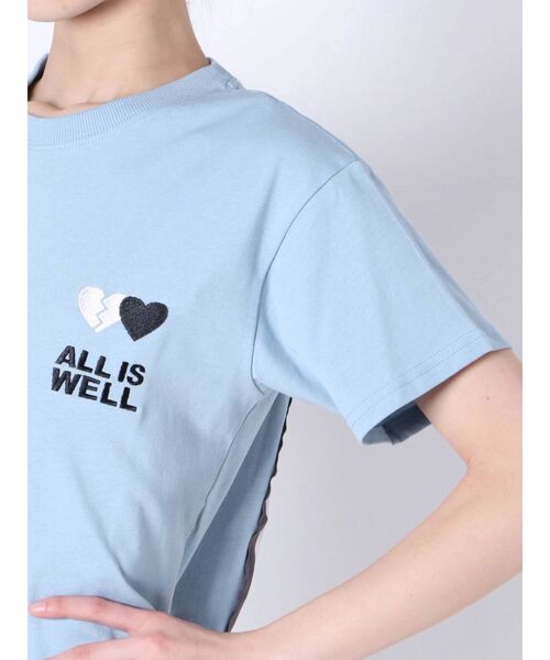 jouetie（ジュエティ）の「UFO Tシャツ（Tシャツ/カットソー・レディース・ライトブルー/ブラック/オフホワイト・MEDIUM）」の19枚目の写真