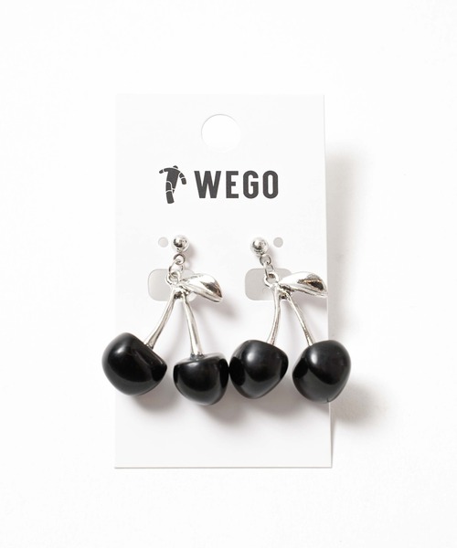 WEGO(ウィゴー)の「WEGO/チェリーピアス(ピアス(両耳用)・レディース・その他1・FREE)」の4枚目の写真