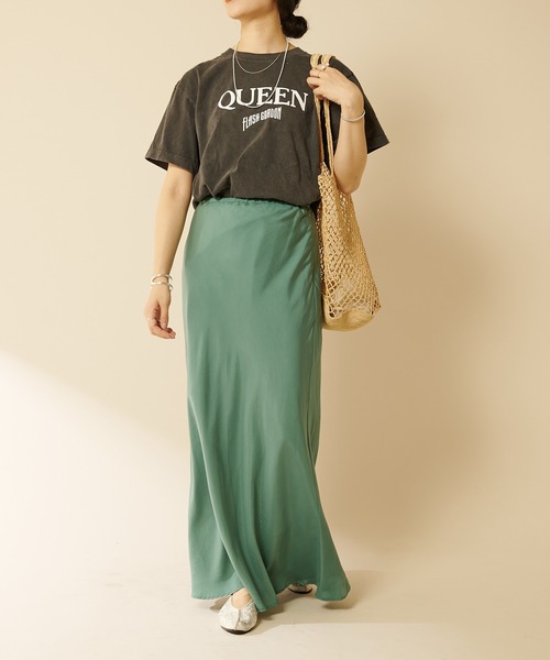 フィブリルシャンブレーマーメイドマキシスカート