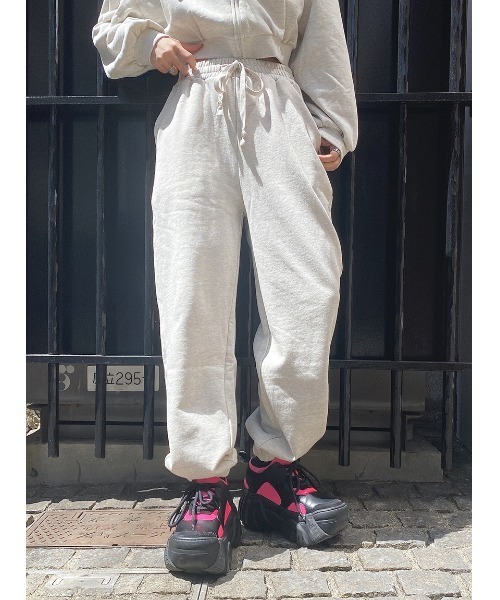 one way(ワンウェイ)の「【oneway Jeans】タイダイジョガーパンツ(スウェットパンツ・レディース・ライトグレー/グレー/ダークブルー/ホワイト/ライトパープル・FREE)」の3枚目の写真