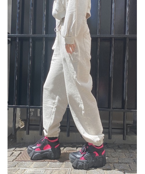 one way(ワンウェイ)の「【oneway Jeans】タイダイジョガーパンツ(スウェットパンツ・レディース・ライトグレー/グレー/ダークブルー/ホワイト/ライトパープル・FREE)」の13枚目の写真