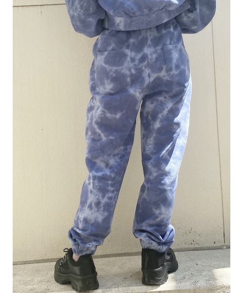 one way(ワンウェイ)の「【oneway Jeans】タイダイジョガーパンツ(スウェットパンツ・レディース・ライトグレー/グレー/ダークブルー/ホワイト/ライトパープル・FREE)」の7枚目の写真
