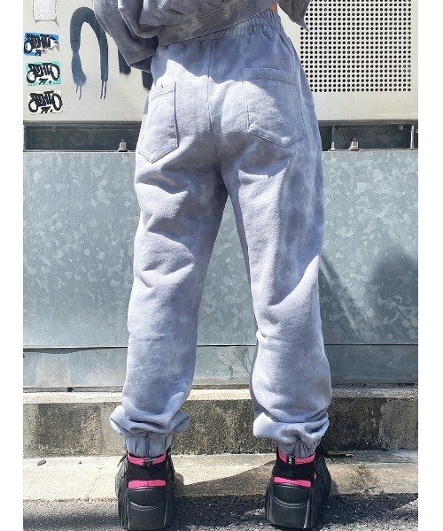 one way(ワンウェイ)の「【oneway Jeans】タイダイジョガーパンツ(スウェットパンツ・レディース・ライトグレー/グレー/ダークブルー/ホワイト/ライトパープル・FREE)」の17枚目の写真