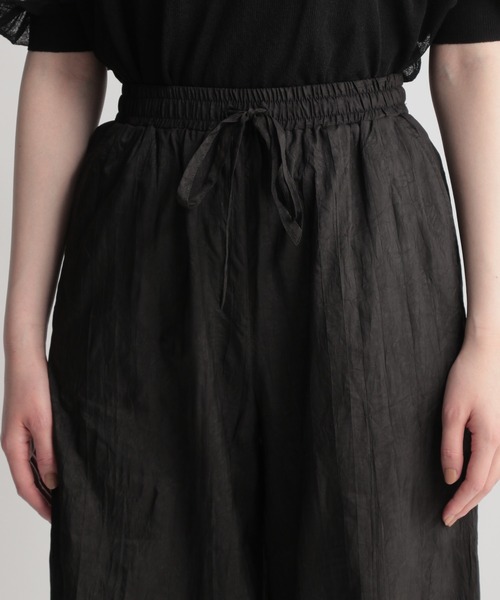 Andemiu（アンデミュウ）の「プリーツパンツ950333（その他パンツ・レディース・ブラック/ブラウン/グリーン/カーキ/オレンジ・FREE）」の8枚目の写真