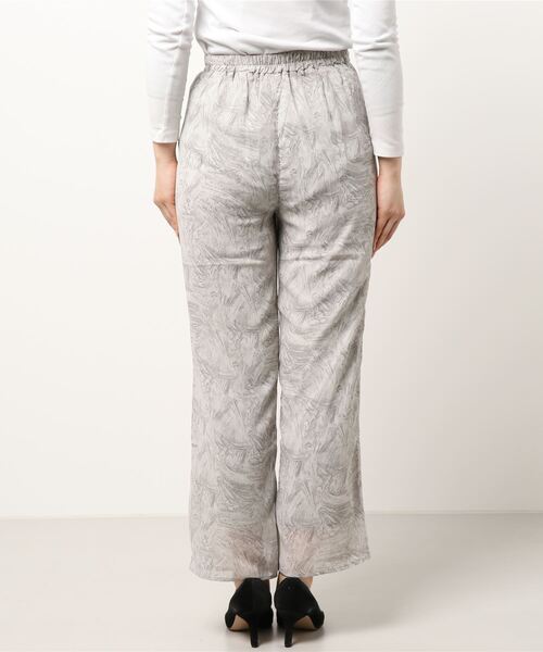 Chiaro（キアロ）の「マーブル柄ストレートパンツ（その他パンツ・レディース・グレー/グリーン・FREE）」の4枚目の写真