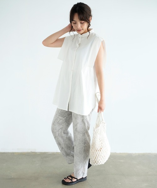 Chiaro（キアロ）の「マーブル柄ストレートパンツ（その他パンツ・レディース・グレー/グリーン・FREE）」の10枚目の写真