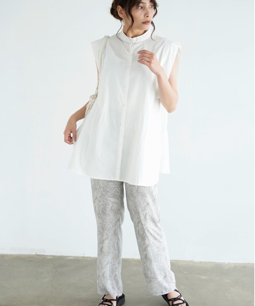 Chiaro（キアロ）の「マーブル柄ストレートパンツ（その他パンツ・レディース・グレー/グリーン・FREE）」の14枚目の写真