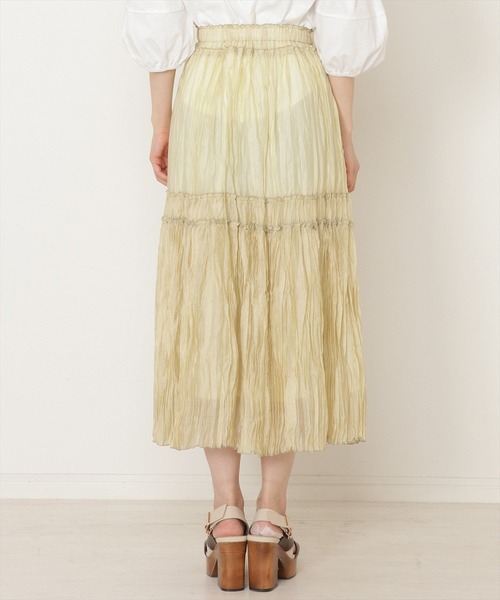WILLSELECTION(ウィルセレクション)の「シアーワッシャープリーツスカート(スカート・レディース・ブラウン/イエロー/ブルー・MEDIUM)」の10枚目の写真