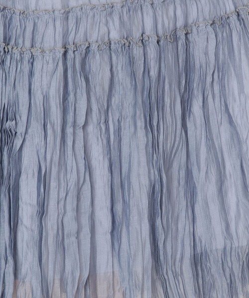 WILLSELECTION(ウィルセレクション)の「シアーワッシャープリーツスカート(スカート・レディース・ブラウン/イエロー/ブルー・MEDIUM)」の20枚目の写真