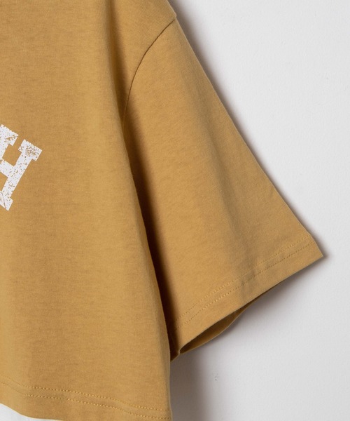 WEGO（ウィゴー）の「WEGO/フェイクレイヤードTパカ（パーカー・レディース・イエロー/スミクロ・FREE）」の6枚目の写真