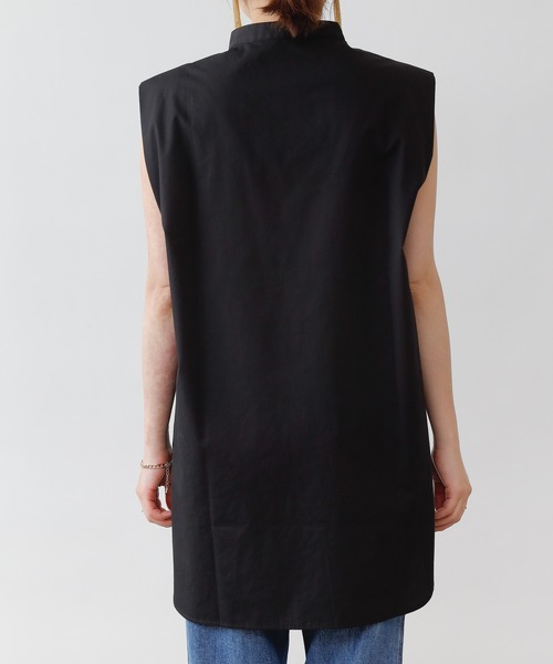 COLONY 2139（コロニートゥーワンスリーナイン）の「【WEB・一部店舗限定】ピンタックノースリーブブラウス（シャツ/ブラウス・レディース・ブラック/オフホワイト・FREE）」の22枚目の写真