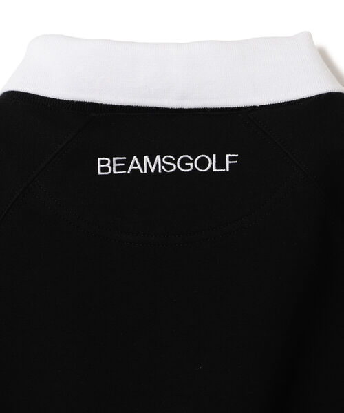 ダンボールニット襟裏ロゴプルオーバー ビームスゴルフbeamsgolf