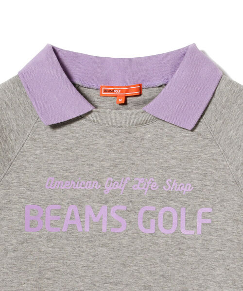 CPG GOLF 衿リブダンボールプルオーヴァー ブルーM CPG GOLF 衿リブダンボールプルオーヴァー ブルーM