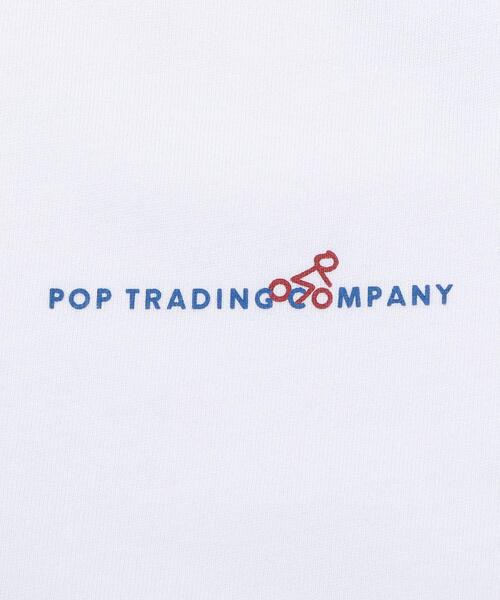POP TRADING COMPANY（ポップトレーディングカンパニー）の「【別注】 ＜POP TRADING COMPANY＞ CYCLING LS T/カットソー（Tシャツ/カットソー・メンズ・ホワイト・MEDIUM/X-LARGE/SMALL/LARGE）」の6枚目の写真