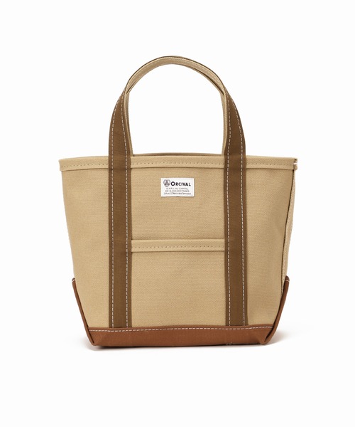SLOBE IENA（スローブイエナ）の「【ORCIVAL/オーシバル】 HANPU SMALLトートバッグ◆（トートバッグ・レディース・ベージュ/ナチュラル・FREE）」の3枚目の写真