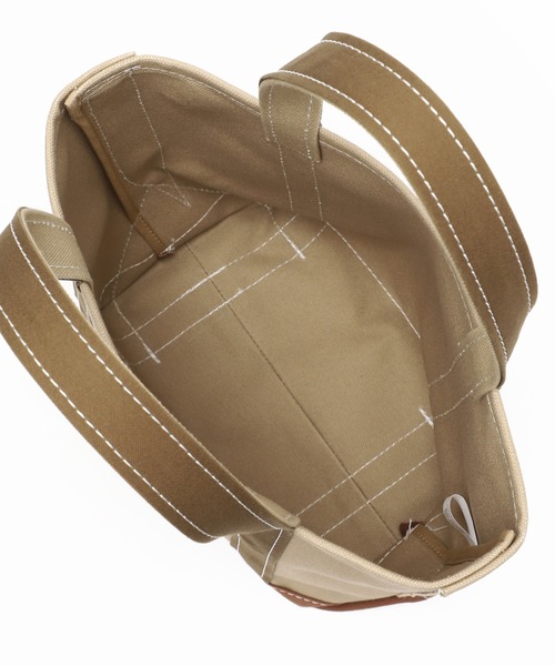 SLOBE IENA（スローブイエナ）の「【ORCIVAL/オーシバル】 HANPU SMALLトートバッグ◆（トートバッグ・レディース・ベージュ/ナチュラル・FREE）」の12枚目の写真