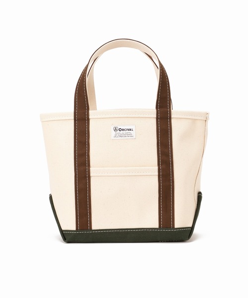 SLOBE IENA（スローブイエナ）の「【ORCIVAL/オーシバル】 HANPU SMALLトートバッグ◆（トートバッグ・レディース・ベージュ/ナチュラル・FREE）」の4枚目の写真